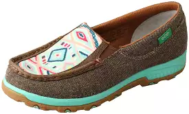 Women's Twisted X Eco Aztec Cellstretch Slip On Mocs