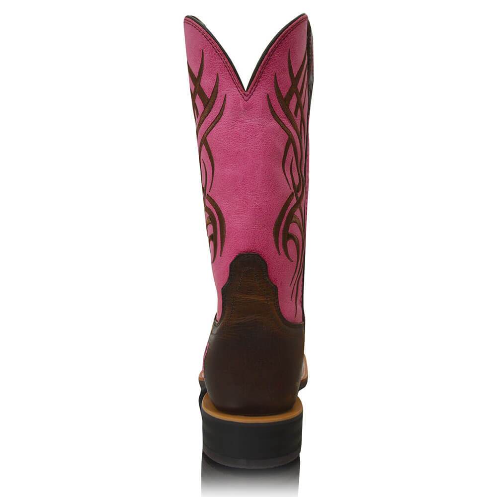 Women's Twisted X Pink Ribbon Ruff Stock Western Boots