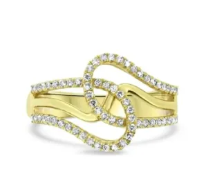 Yellow Gold Diamond Fashion Ring